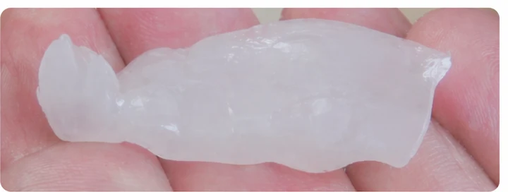 Vizuálny postup pre tri zadné zuby dole – princíp vloženia Denticor mostíka s novými zubami a jeho dotvarovania o okolité zuby